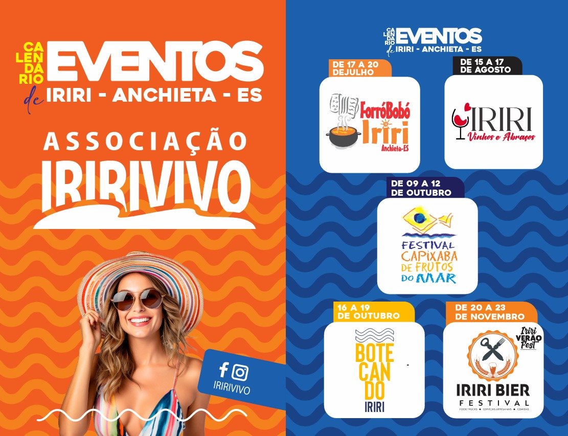 Calendário de Eventos 2025 em Iriri